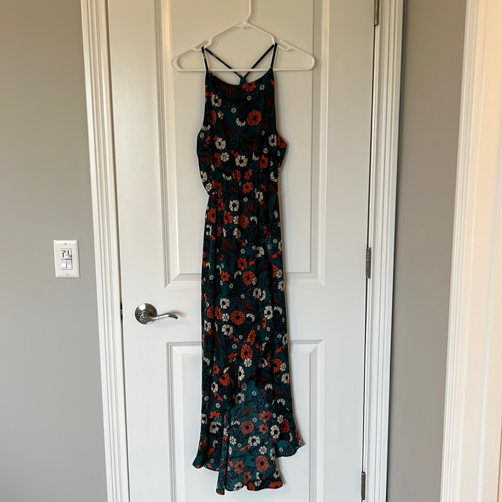 Dry Goods Maxi Green Floral Dress S